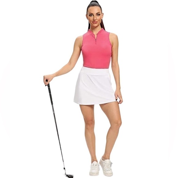 Pedaxi Women’s Golf/Tennis Quick Dry Sleeveless Zip D. Rose Athletic Top Size-XL - Picture 1 of 7